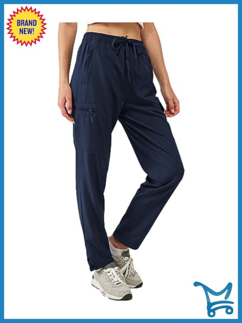 Women's Hiking Cargo Pants Convertible Capris UPF 50+ Quick Dry